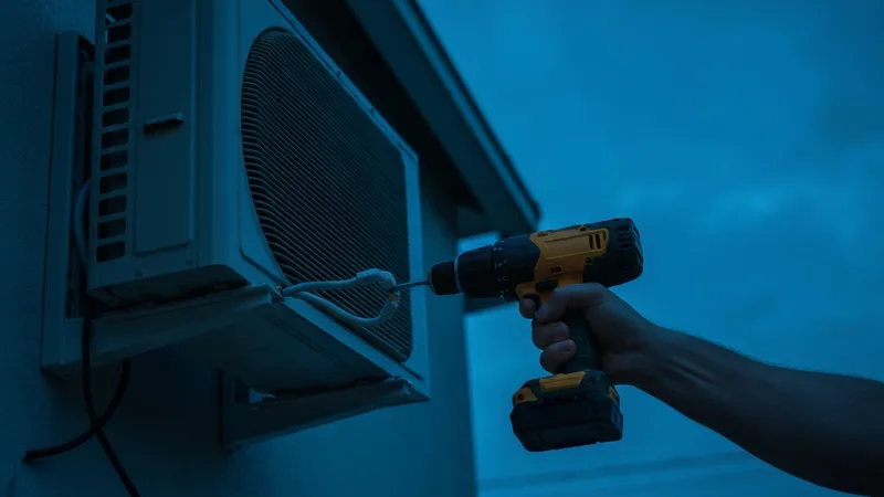 Installation DIY d'un climatiseur