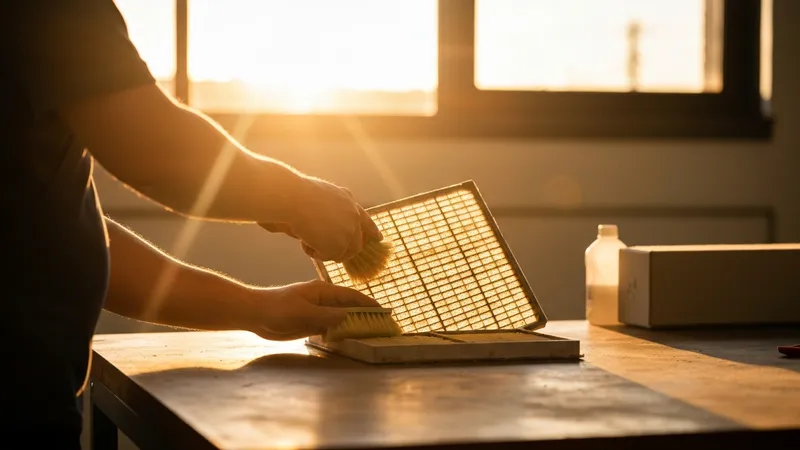 Nettoyage des filtres de climatisation